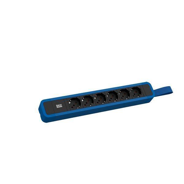 Bachmann Steckdosenleiste PRIMO 2 6xP40 Schlaufe 2 0m ITA RAL5010