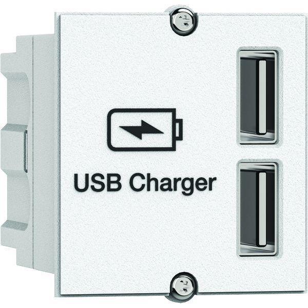 Bachmann Modul USB A/A 15W Doppelcharger CM 5V/2 4A 0 2