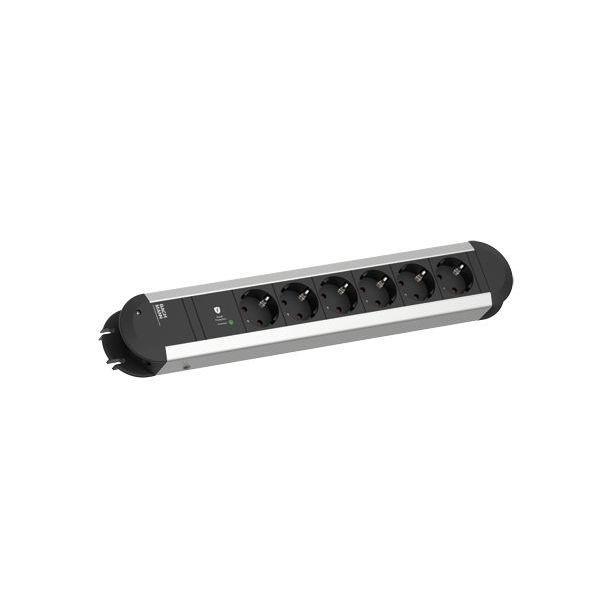 Bachmann Steckdosenleiste PRIMO 6xCEE7/3 1xSPD-Plus 2 0m CEE7/7