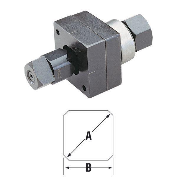 Klauke Quadratlocher Spezial m abgeflachten Ecken 22,5x20,1mm