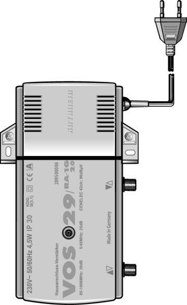 Kathrein Hausanschluss-Verstärker VOS 29/RA-1G 2.0