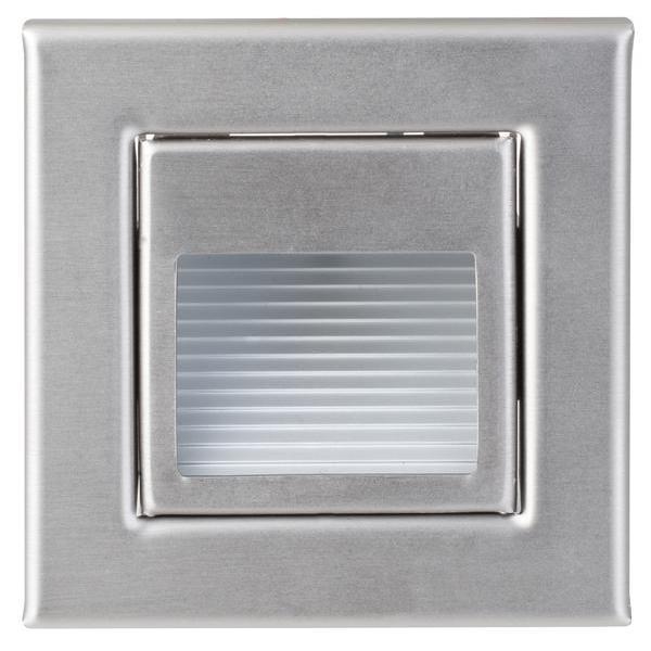 Brumberg LED-Wandeinbauleuchte 230V edelstahl 1,2W LF: warmweiss