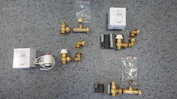 Swegon 3-Wege-Ventilkit 230V (4-Leiter) mit einstellbarem Absperrventil und Isol