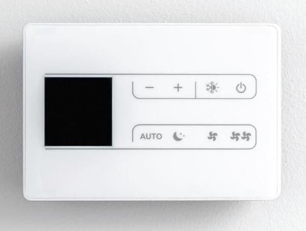 Swegon Smart Touch Regler, Wandmontage, 2 Leiter, weiß (lose) + Platine GKSRPW2