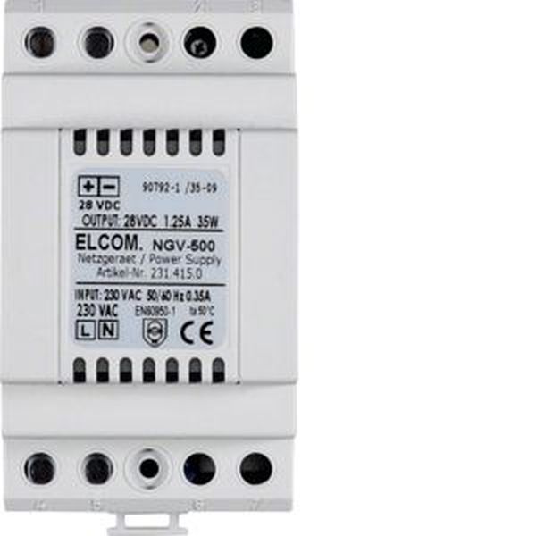 Elcom NGV-500 Netzg. 28 VDC/1,07 A REG 2D-Vid.