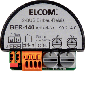 Elcom BER-140 Schaltrelais+Eing. 1f UP i2Audio