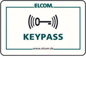 Elcom KPC-010 Transponder Card weiß