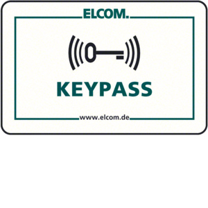 Elcom KPC-003 Transponder Card weiß