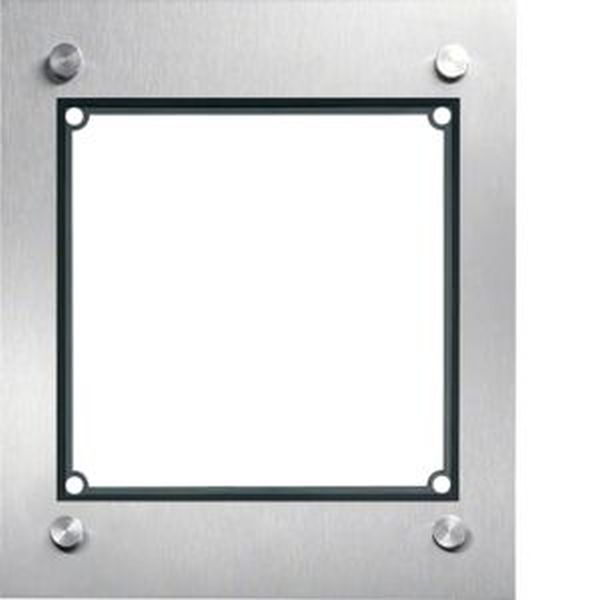 Elcom FMU-1/1EM Rahmen 1/1 UP Edelst. MODESTA