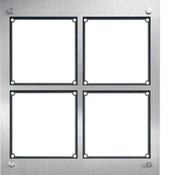 Elcom FMU-4/2EM Rahmen 4/2 UP Edelst. MODESTA