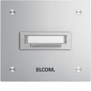 Elcom KUP-1/1 Klingelplatte 1/1 UP STABILA