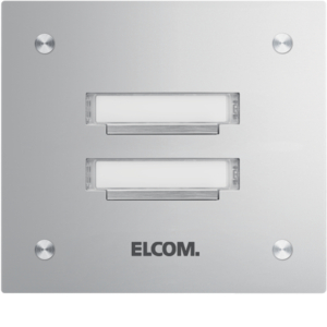 Elcom KVM-2/1 Klingelplatte 2/1 UP ESTA