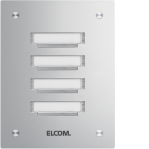 Elcom KVM-4/1 Klingelplatte 4/1 UP ESTA