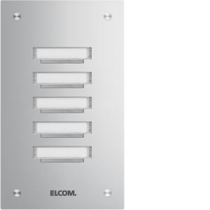 Elcom KVM-5/1 Klingelplatte 5/1 UP ESTA