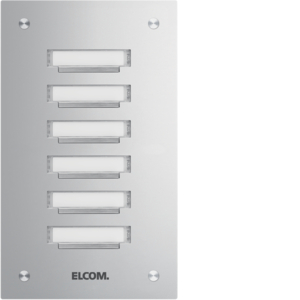 Elcom KVM-6/1 Klingelplatte 6/1 UP ESTA