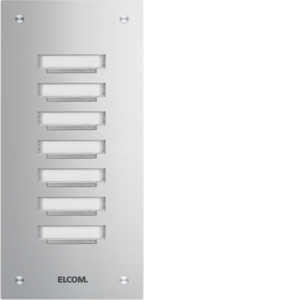 Elcom KVM-7/1 Klingelplatte 7/1 UP ESTA