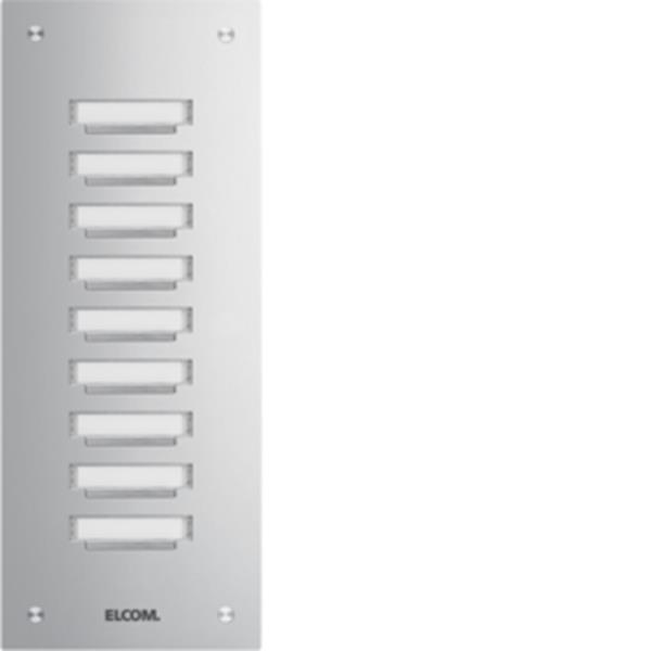 Elcom KVM-9/1 Klingelplatte 9/1 UP ESTA