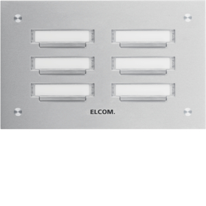 Elcom KVM-6/2 Klingelplatte 6/2 UP ESTA