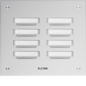 Elcom KVM-8/2 Klingelplatte 8/2 UP ESTA