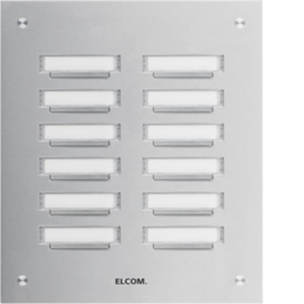 Elcom KVM-12/2 Klingelplatte 12/2 UP ESTA