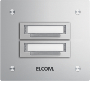 Elcom KUP-2/1 Klingelplatte 2/1 UP STABILA