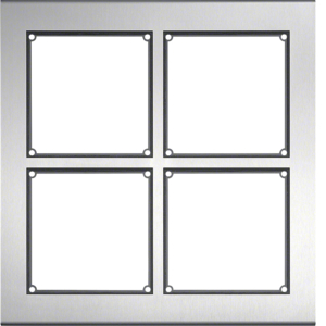 Elcom FMO-4/2EM Rahmen 4/2 AP Edelst. MODESTA