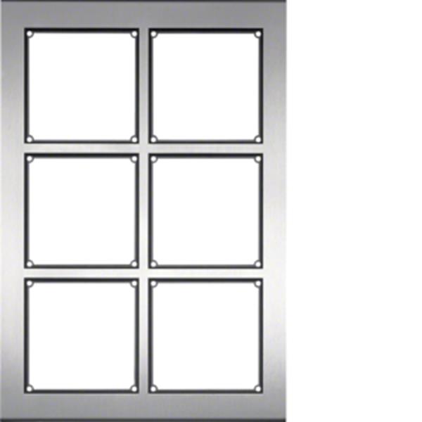 Elcom FMO-6/2EM Rahmen 6/2 AP Edelst. MODESTA