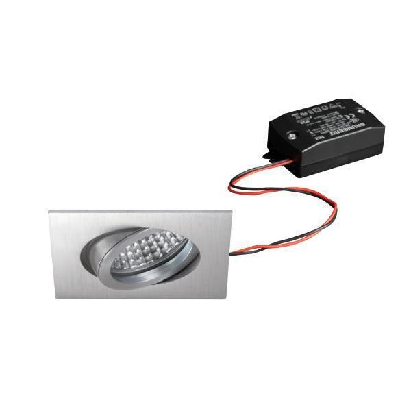 Brumberg 230V AC 6W 3000K alu matt