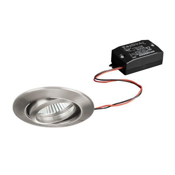 Brumberg LED-Deckeneinbaustrahler 6W 3000K nickel