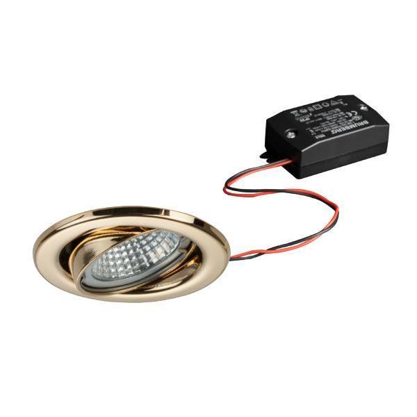 Brumberg 230V AC 6W 3000K gold glän