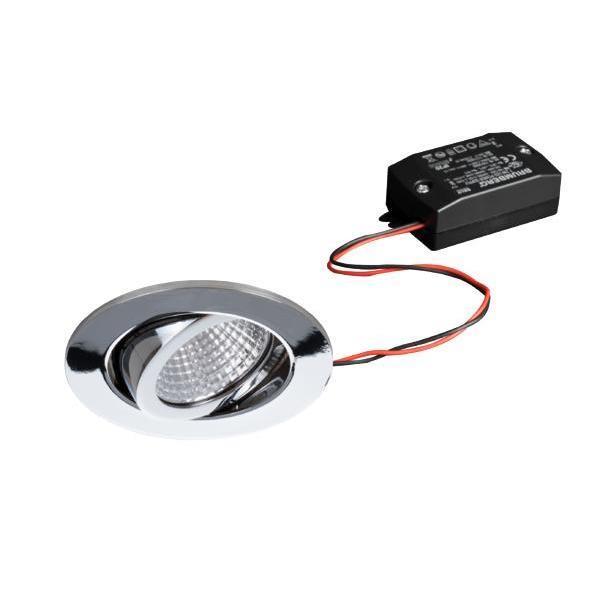 Brumberg LED-Deckeneinbaustrahler 7W 230V chrom