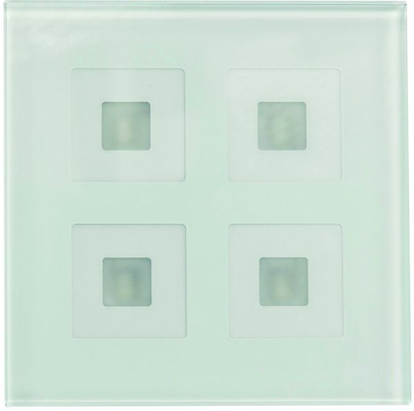 MDT KNX Glastaster Plus 4-fach, Weiß