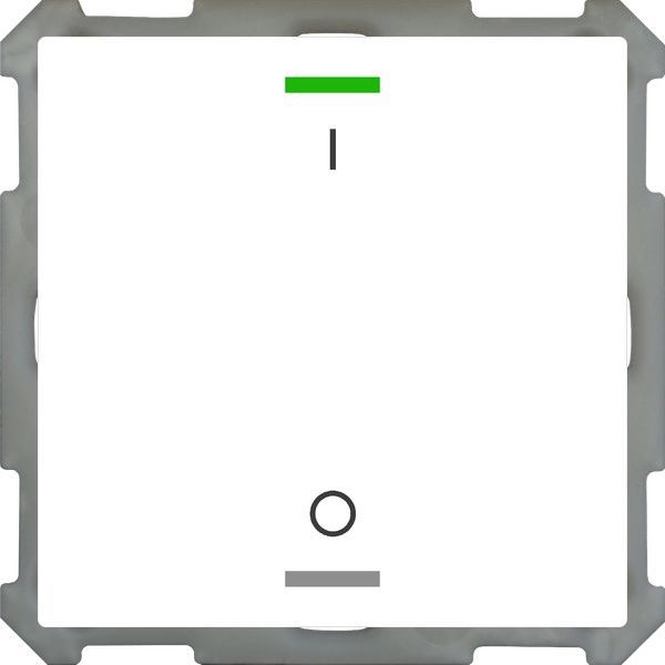 MDT KNX Taster Light 63 1-fach, RGBW, Temperatursensor, Studioweiß glänzend, Sch