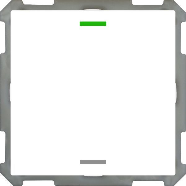 MDT KNX Taster Light 63 1-fach, RGBW, Studioweiß glänzend, Neutral