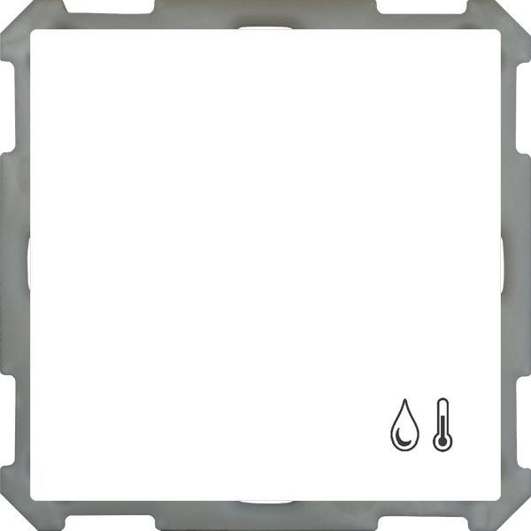 MDT KNX Raumtemperatur-/Feuchtesensor 63, Studioweiß glänzend
