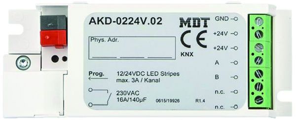 MDT KNX LED Controller 2-Kanal 3/6 A