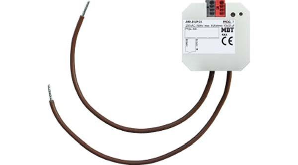 MDT KNX Schaltaktor 1-fach, UP, 16 A, 230 V AC, Kompakt, 70 µF, 10 EVG