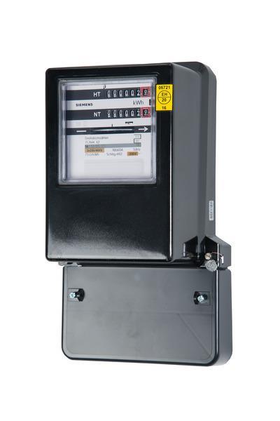 Drehstrom-Messwandlerzähler elektromechanisch 5A, regeneriert, Doppeltarif