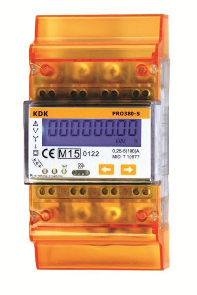 KDK COUNT3 PRO - 5(100)A - 4-Quadrantenmessung - MID - 4TE - Modbus