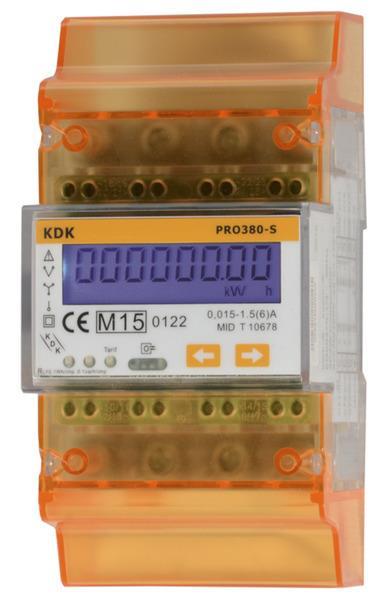 KDK COUNT3 PRO - 1,5(6)A - 4-Quadrantenmessung - MID - 4TE -Modbus