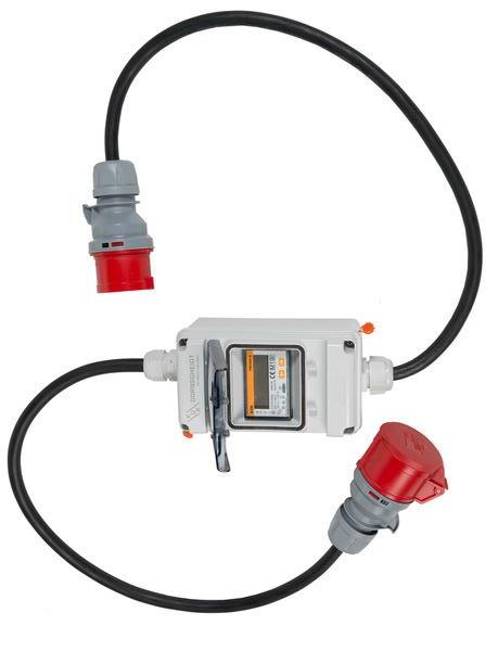 KDK-mobiler Stromzähler DS -  4 - Quadrantenmessung - 63A - CEE-Stecker