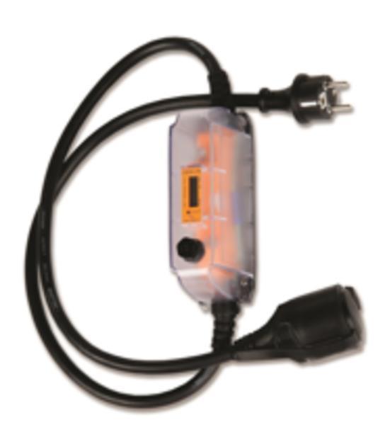 KDK-mobiler Stromzähler ROLLENZÄHLWERK-FLEX WS - 16A - Schuko-Stecker