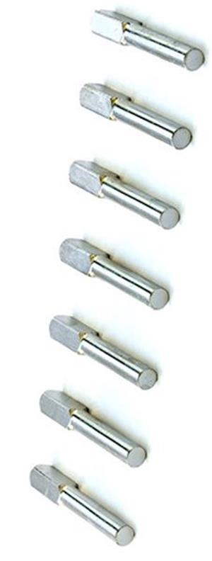 Aluminiumcomposit Zähleranschlussstift, 100A, l=45mm, Rund/Vierkant, 100Stück