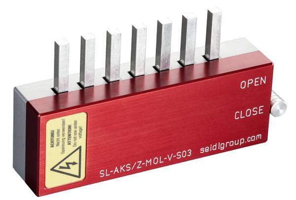 Montagelehre für Stifte in Installationsklemme