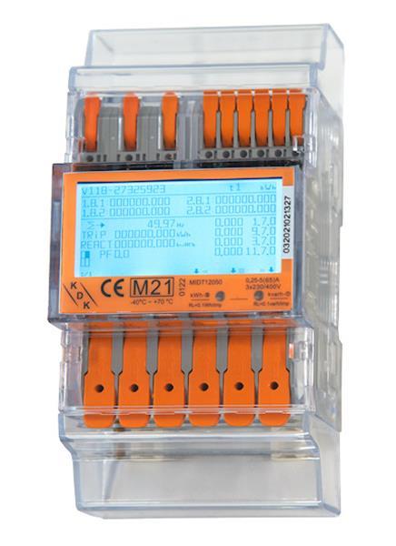 KDK COUNT3 Push-in-CAGE CLAMP(R) 5(65)A - 4-Quadrantenmessung - MID - 4TE - Mbus