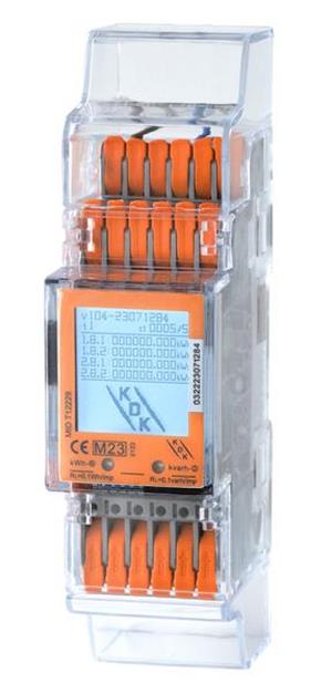 KDK COUNT-CT Push-in-CAGE CLAMP(R) 1(5)A - 4-Quadrantenmessung - MID - 2TE - Mbu