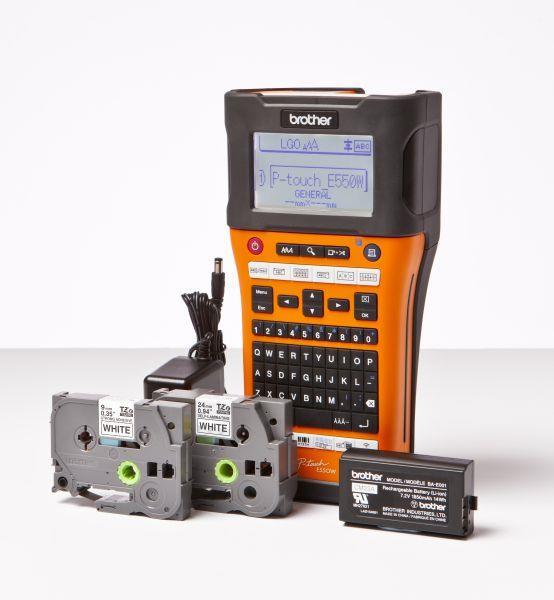Brother Beschriftungsgerät PT-E550WNIVP TZe 3,5-24mm HSe5,8-23,6mm