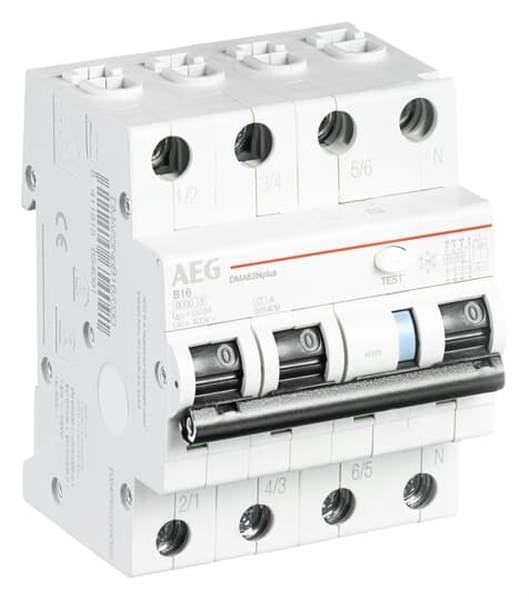 AEG FI/LS-Schalter 3P+N, Typ A, B 10, 30 mA 6 kA IEC/EN 61009 10kA IEC/EN 60947-