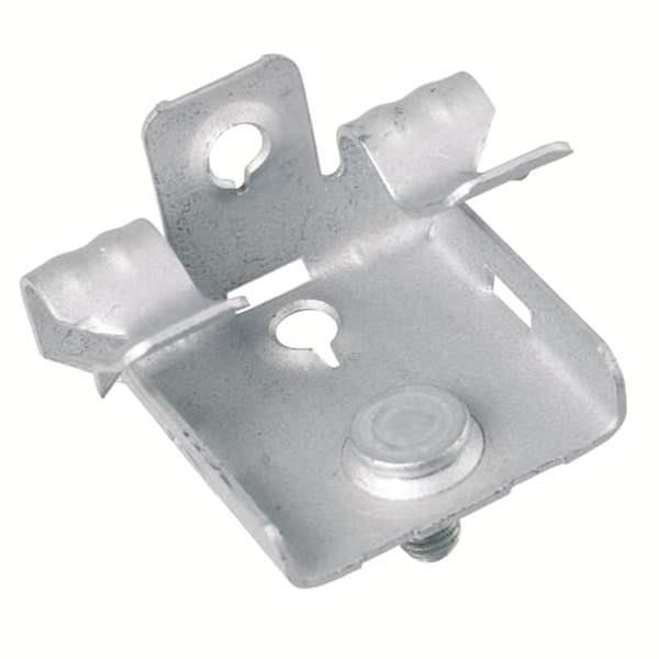 ABB EH-38 E-Klips Trägerklammer waagrecht an 3-8mm, mit Loch waagrecht