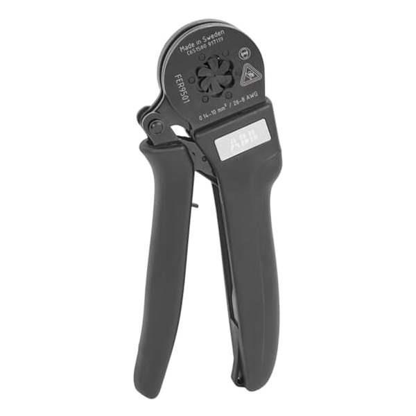 ABB FER9501 Presszange seitliche Einführung Sechskant Shure-Stake Mechanismus u.